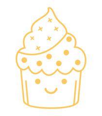 Cupcake Outline Icon