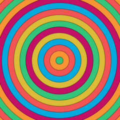 An abstract colorful background with circles. 3d circles background. Creativity concept.