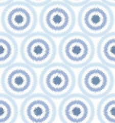 seamless pattern with indigo blue mandala circles on texture background patterns for used textiles, tiles, wallpapers.