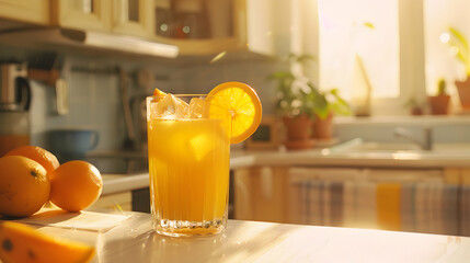 Orange Juice With Twist Lemon Sunlit Kit