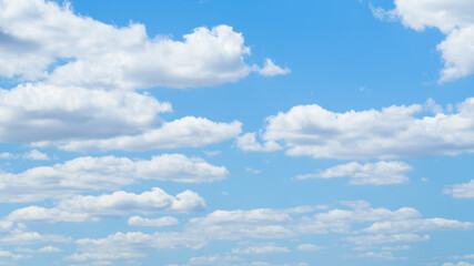 Fototapeta premium beautiful blue sky with soft white clouds for abstract background