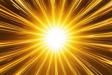 Obraz premium Vibrant Golden Glow Background with Warm Sunshine and Rich Colors