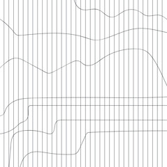 Striped texture with thin lines.