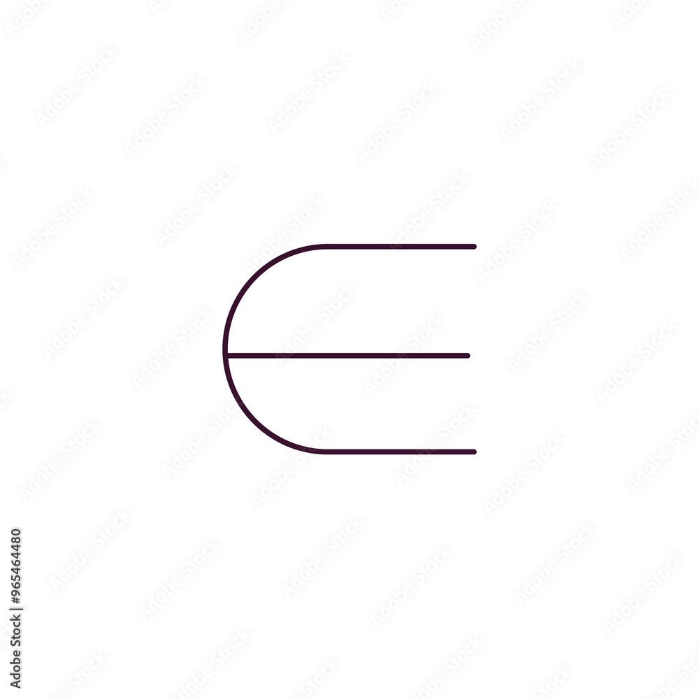 Aufkleber is an element of symbol outline icon. linear vector from education concept. thin line is an element 