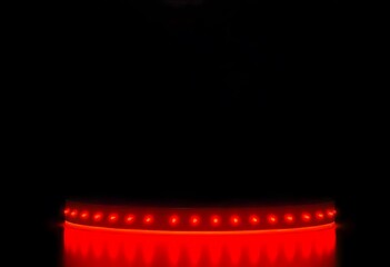 Red light Glowing Platform