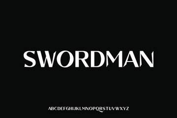 Display alphabet font vector design suitable for headline, poster, logo and many more