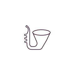 soprano outline icon. Linear vector from entertainment concept. Thin line soprano icon isolated on white background