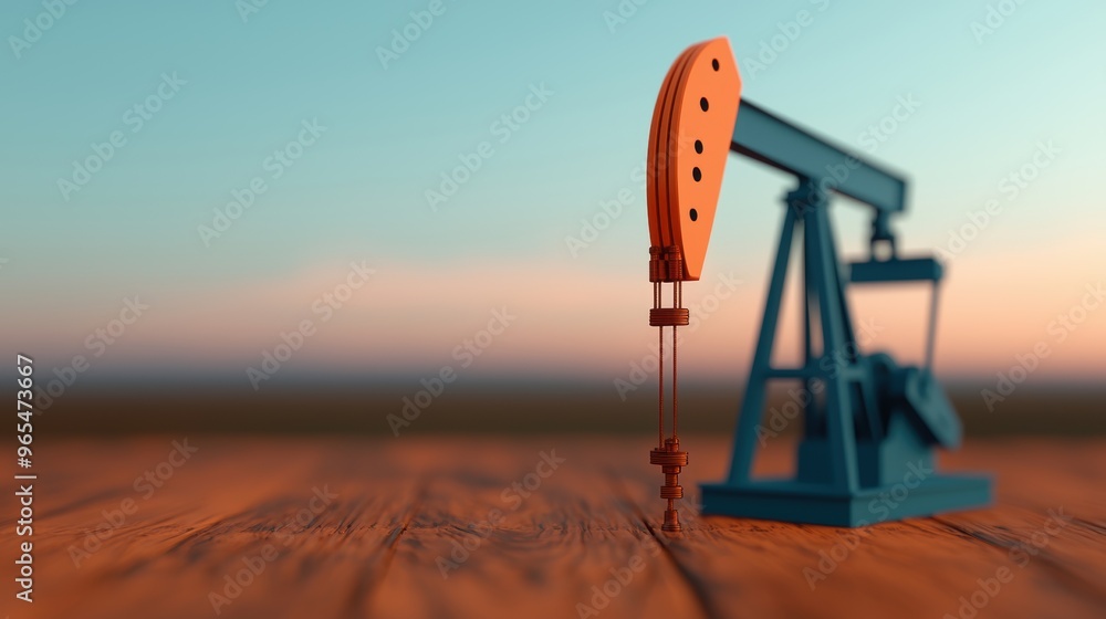 Poster dynamic oil market fluctuations visualized in - financial data analysis and copy space with selectiv