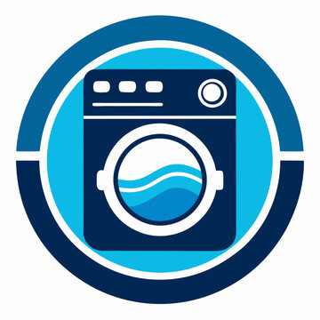 recommend clip art: Sleek and Modern Front-Loading Washing Machine: Realistic Vector Illustration Perfect for Home Appliance Advertisements