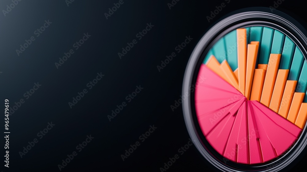 Poster futuristic oil price trend visualization holographic graph display with copy space for text in ultra