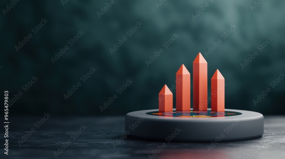 Aufkleber futuristic oil market data analysis holographic graphs interface in - with copy space and selective 