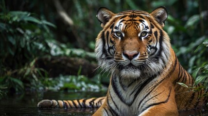 Obraz premium World Photo Day Photographer Captures Majestic Tiger