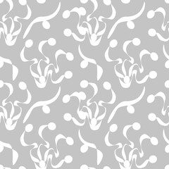 Vector - balloon and ellipse seamless pattern.