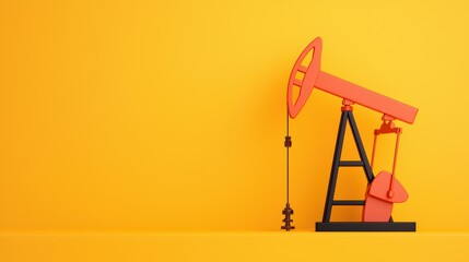 Strategic Oil Price Recovery Market Analysis Visualization in with Copy Space, Selective Focus, and Quality