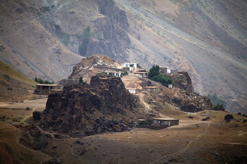 Village in Afghanistan next to the border with the Gorno-Badakhshan region in Tajikistan