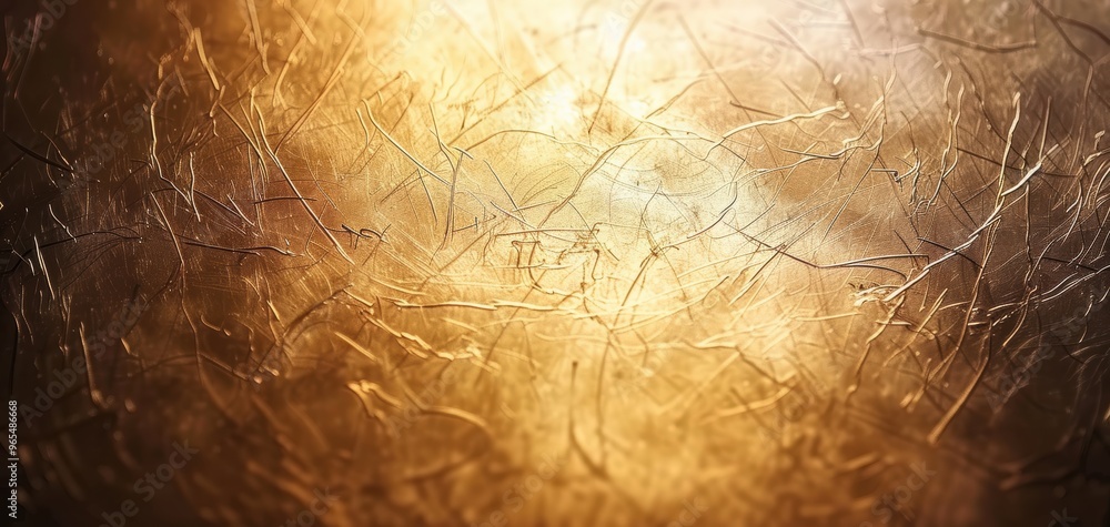 Poster Textured abstract background in warm golden tones, ideal for creating depth and richness in designs or artwork.