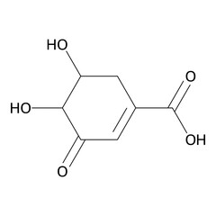 4,5-dihydroxy-3-keto-cyclohexene-1-carboxylic acid
