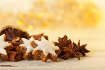 Cinnamon Star Christmas coookies