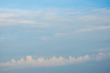 blue sky with clouds