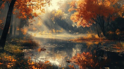 autumn in the forest