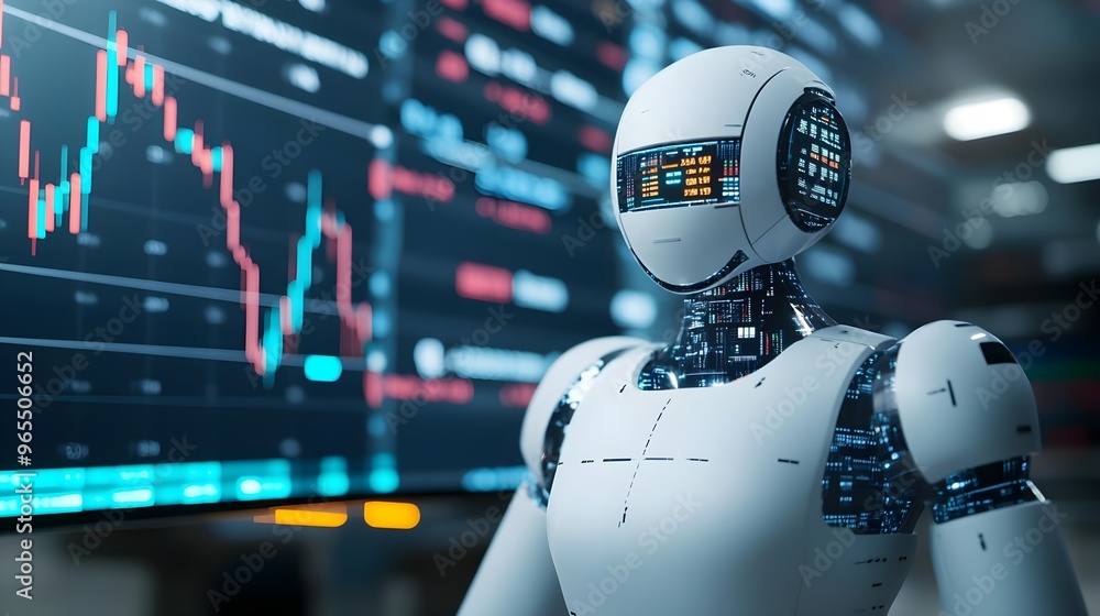 Poster ai robot trading stock market data analytics