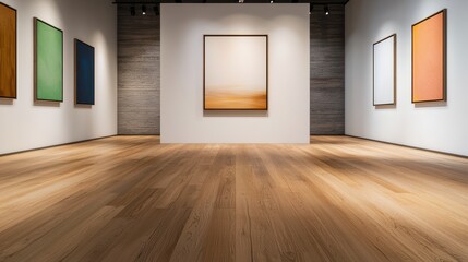 Futuristic Digital Art Gallery: Virtual Exhibition with Interactive Visualization in Quality