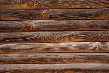 Rustic brown wooden board wall or table texture. Empty wood background for decorations and space...