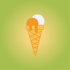 Vanilla ice cream 