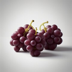 Fototapeta premium Bunch of grapes isolated on white background..