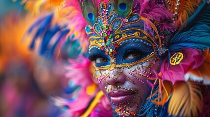 peacock feather close up 
