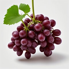 Fototapeta premium Bunch of grapes isolated on white background..