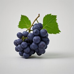 Fototapeta premium Bunch of grapes isolated on white background..