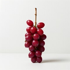 Bunch of grapes isolated on white background..