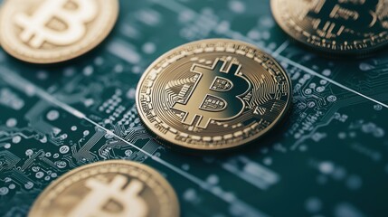 Secure Global Currency Transactions in Blockchain Grid - with Copy Space, Selective Focus,