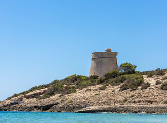 Torre de sa Sal Rossa, Playa d'en Bossa, Ibiza