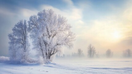 sunrise in the forest