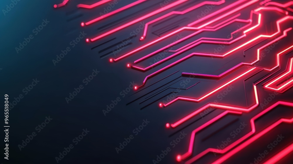 Aufkleber futuristic holographic account summary display with neon lines on dark background for banking techno