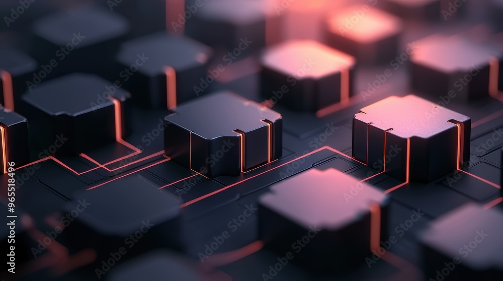 Aufkleber futuristic ai-driven wealth management holographic data concept with -modern technology and copy spa