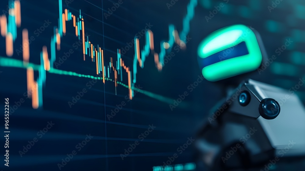Poster robot trading stock market data analytics
