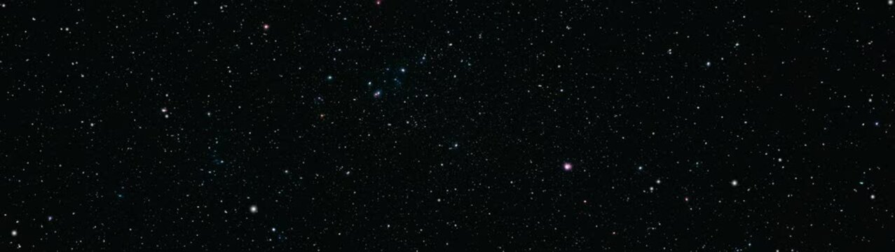 Space stars universe abstract  panoramic animation