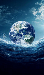 Water: The Essence of Life on Earth, vital for sustaining life , nurturing ecosystems, supporting growth. It plays a crucial role in maintaining the planet's balance and ensuring a healthy environment