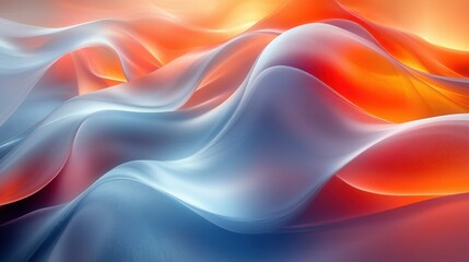 Obraz premium A mesmerizing abstract composition of flowing lines and shapes, evoking a sense of movement, energy, and fluidity