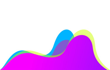 Colorful wave vector background. Minimalist background vector