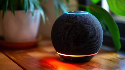 Voice-Controlled Smart Assistant: Easily control lights, temperature, and other smart devices with voice commands using this advanced smart assistant for effortless home management.
