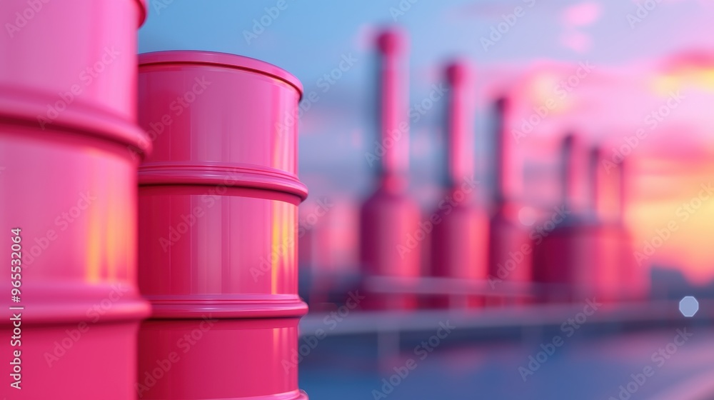 Poster futuristic oil market simulation data visualization in with copy space and advanced technology