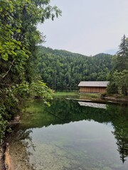 Obraz premium Lakecabin