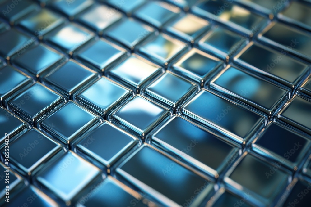 Poster shiny cyber monday messaging on a gem-patterned tiling layout. stylish 3d promotional graphic includ