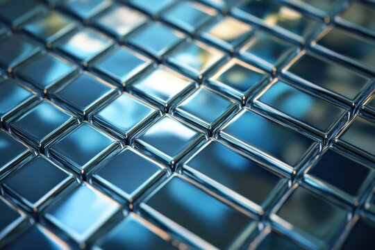 Shiny cyber monday messaging on a gem-patterned tiling layout. Stylish 3d promotional graphic including space for personalized text