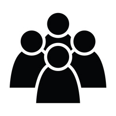 People silhouette group