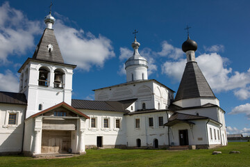 Russia Vologda region Ferapontov monastery on a cloudy summer day